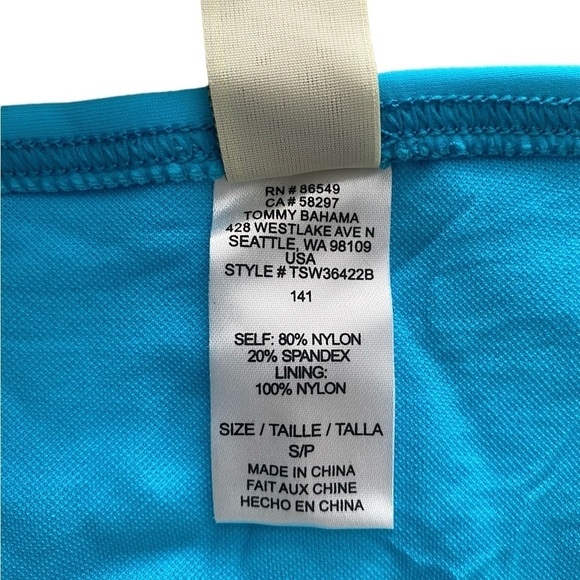 NWT Relax by TOMMY BAHAMA Women S/P Small Side Shirred Hipster Bikini Bottom - Picture 4 of 5